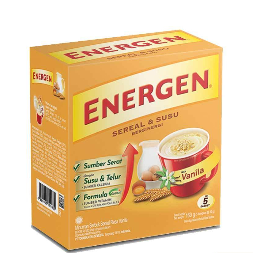 

ENERGEN Sereal & Susu Vanilla 5 x 30gr