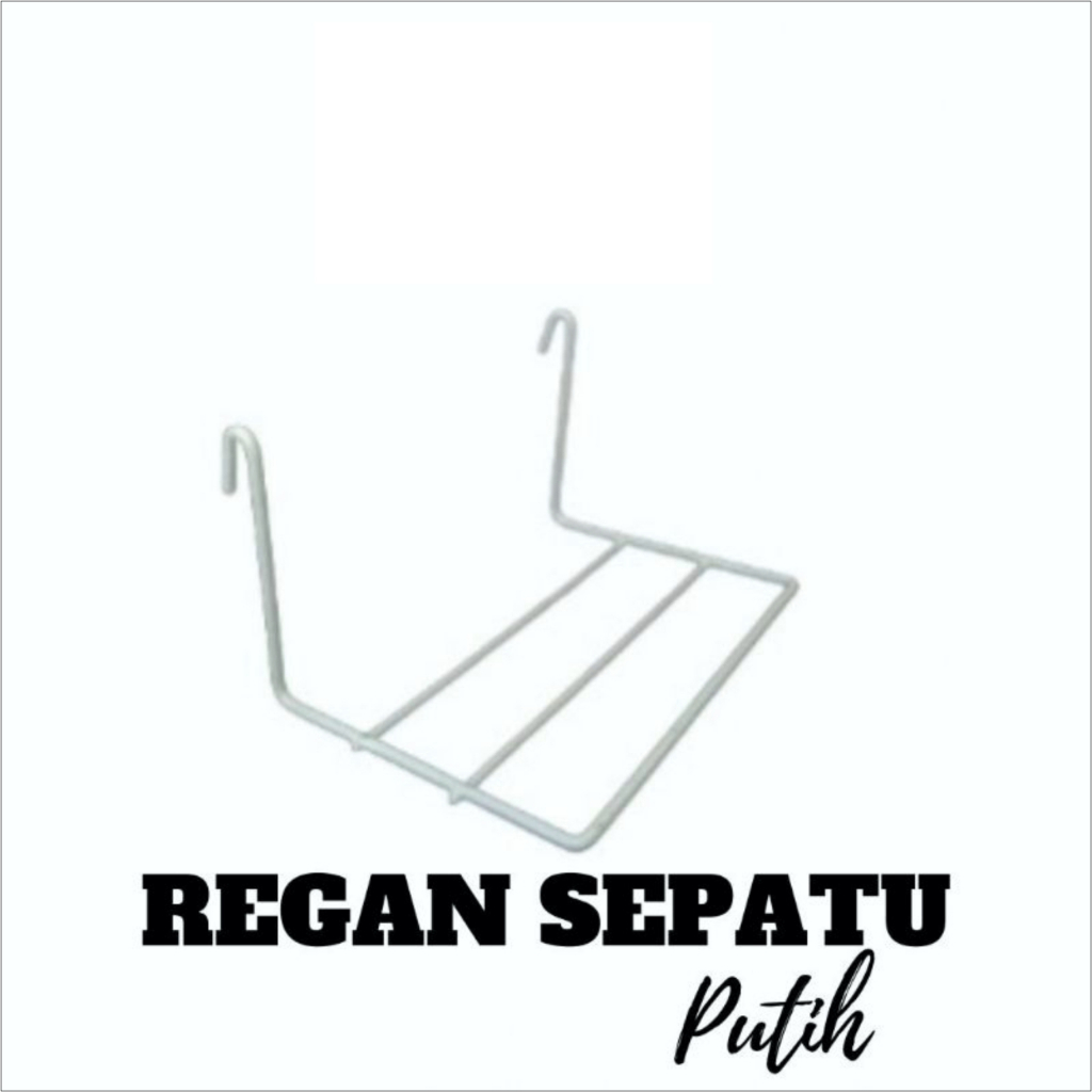 Rak Gantungan Besi Sepatu Sendal Display Tempel Dinding | Besi Rak gantungan sepatu dan sandal hange