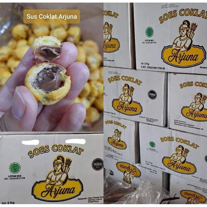 

soes coklat lumer super premium 1 kardus isi 2KG