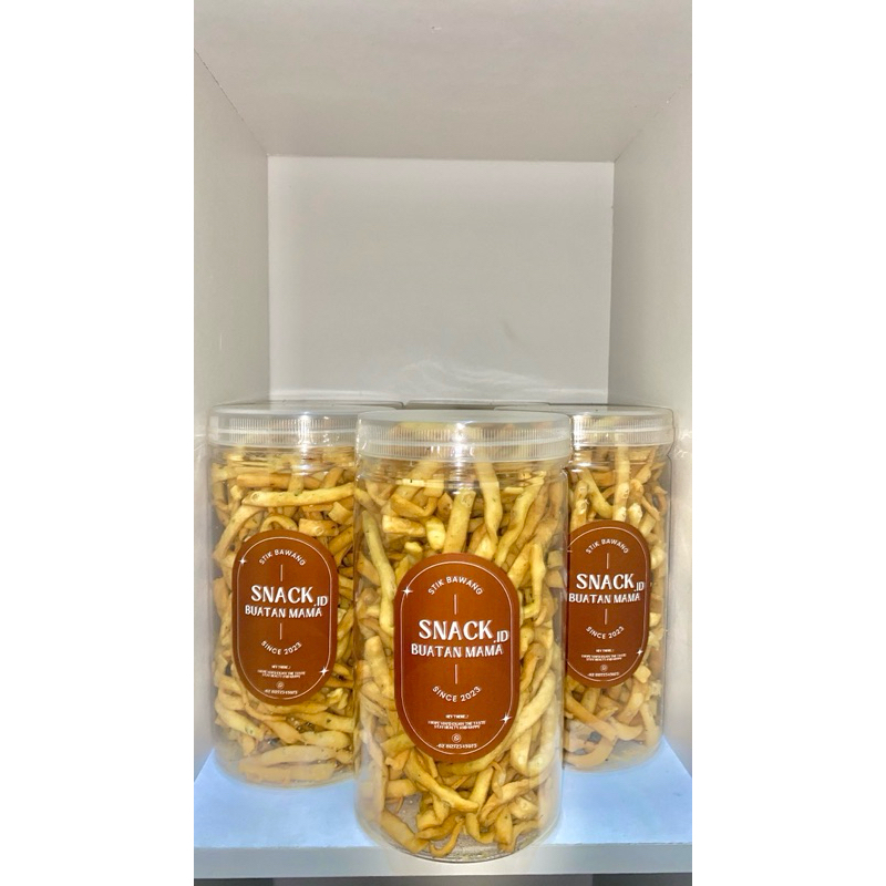 

STIK BAWANG Gurih Renyah Premium toples 1000ML Berat 250gram 100% HALAL