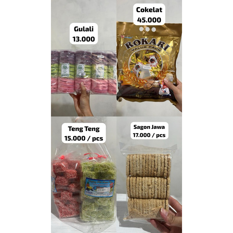 

Gulali, Cokelat, Sagon Jawa