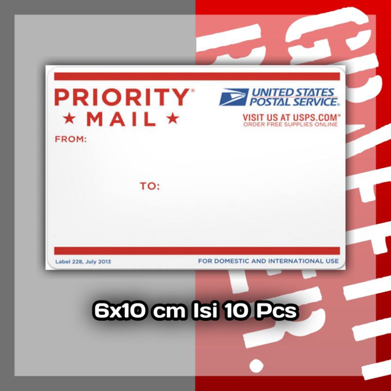 

Sticker Graffiti Priority Mail Tidak Anti Air 10 Pcs Banyak Varian