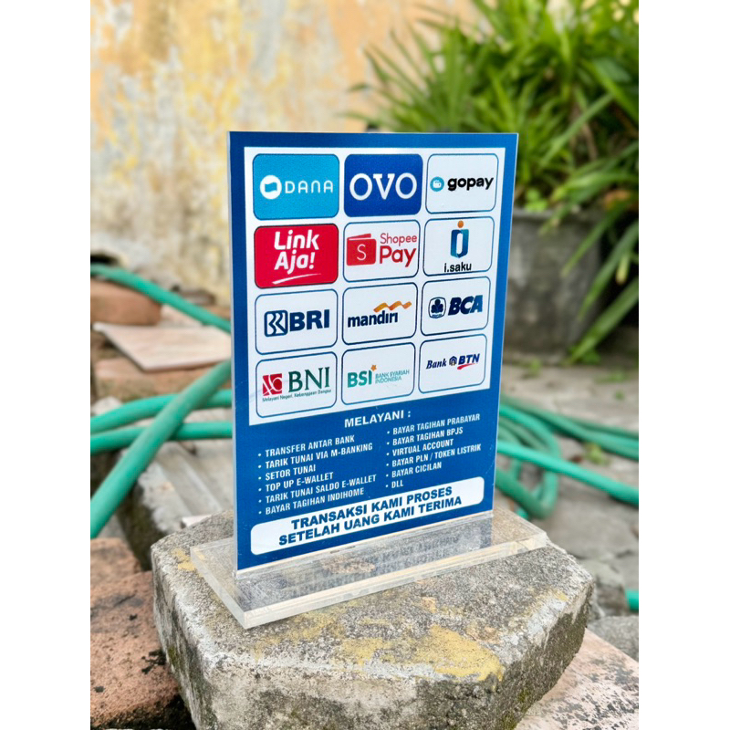 

INFO LAYANAN GERAI AGEN BANK AKRILIK MEJA 15x20