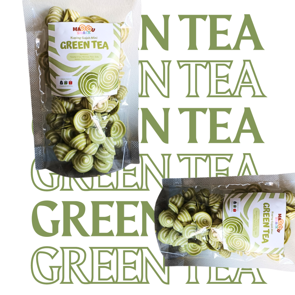 

Maoou - Kuping Gajah Mini Premium GREENTEA