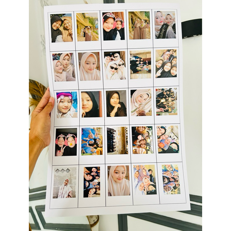 CETAK FOTO POLAROID 2R PUTIH