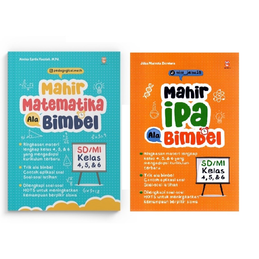 Buku Mahir Matematika IPA ala Bimbel SD/MI Kelas 4,5,6 kurikulum Merdeka - JELSA MARRETA DESVIARA