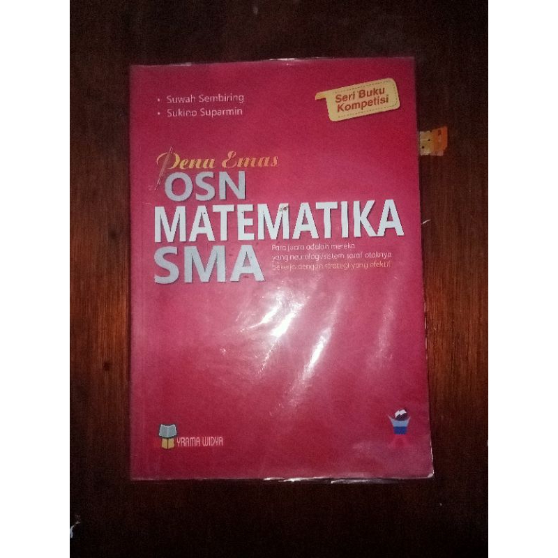 BUKU LATIHAN SOAL DAN PEMBAHASAN OSN MATEMATIKA SMA