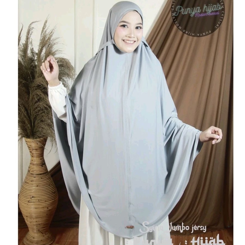 Bergo Jersey Jumbo Non Pad Jilbab Sholat XXXXL Jersey Premium