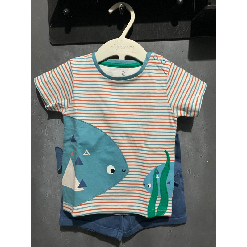 Mothercare setelan celana pendek ikan