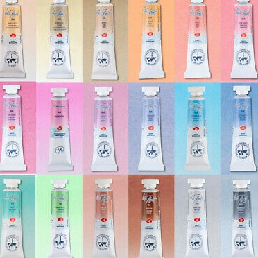 

white nightsnevskaya watercolor tube 1ml pastel color