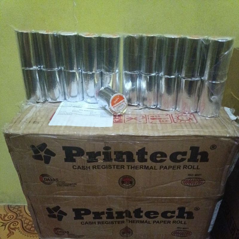

Kertas printer thermal 57 x 38 full asli!!!