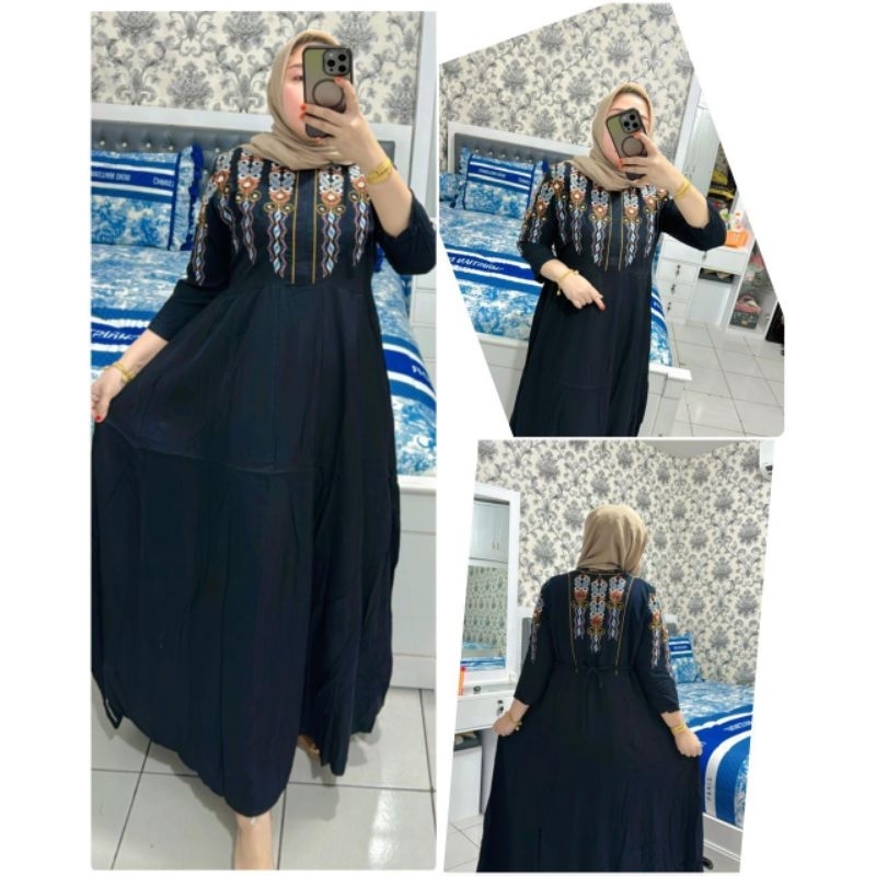 gamis bordir kayla