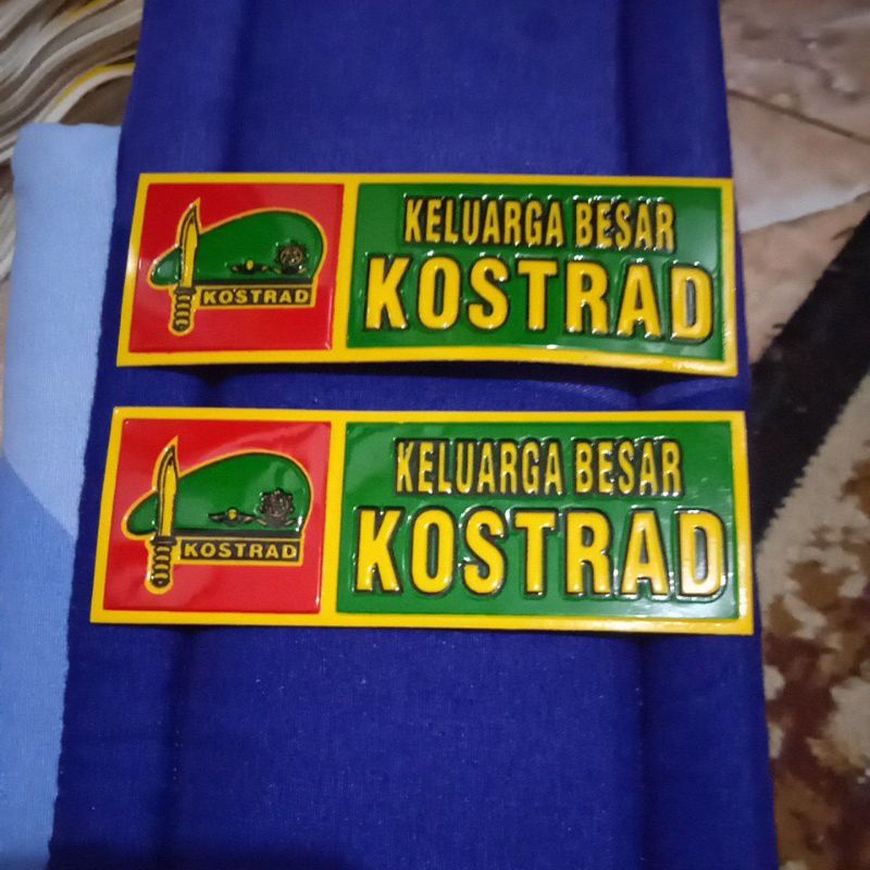 

Stiker embos Nopol Kostrad baret