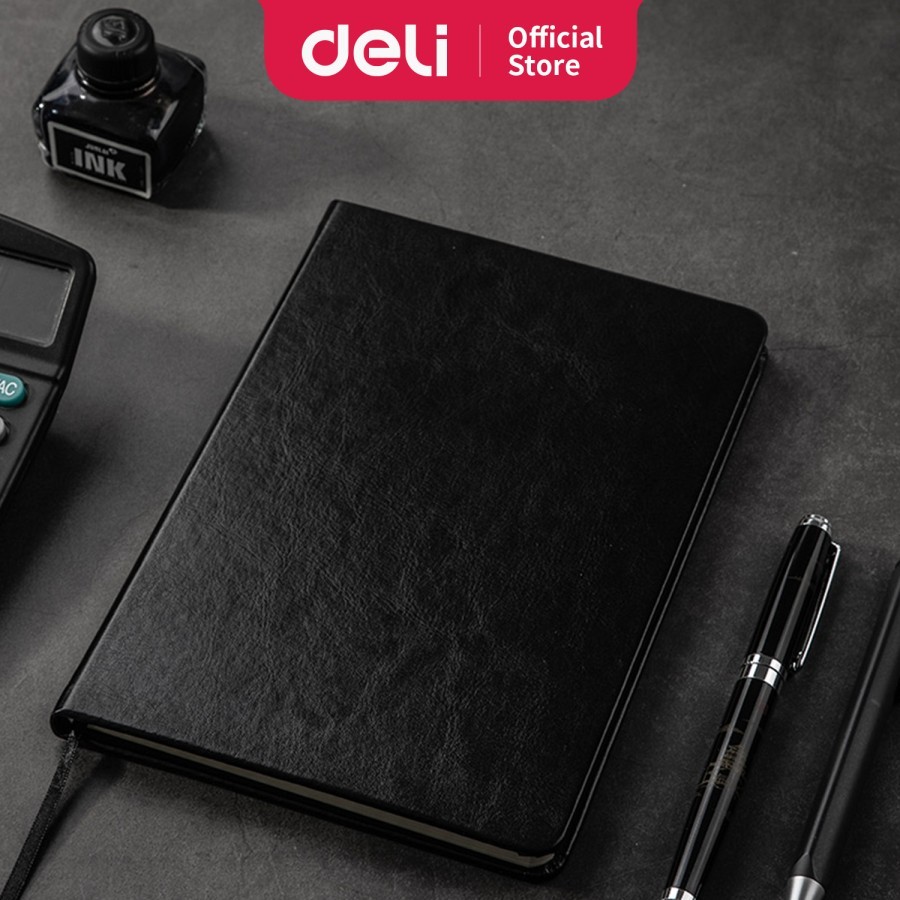 

Notebook Deli 7993 Leather Cover A5 ( Buku Catatan Agenda Sampul Kulit Sintetis )