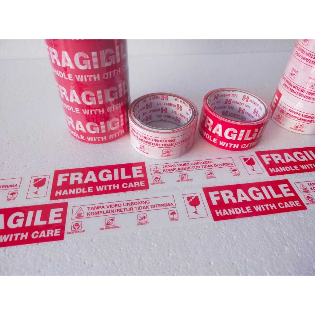 

LAKBAN FRAGILE UNBOXING SATU SLOP 6 PCS