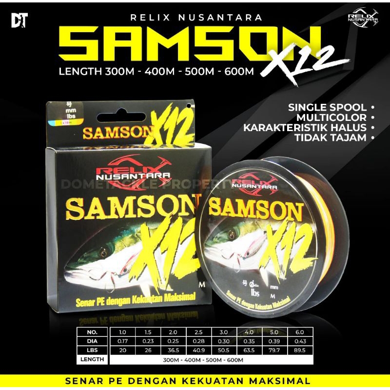 benang pe 3 Samson X12