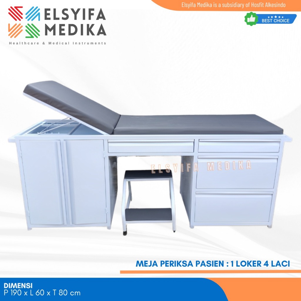 Meja Periksa 1 Loker 4 Laci