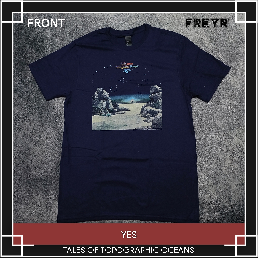 Kaos Band Yes - Tales From Topographic Oceans Navy Original