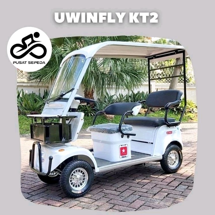 CADDY GOLF ELECTRIC CAR MOBIL LISTRIK UWINFLY KT2 RODA EMPAT R4 KT 2
