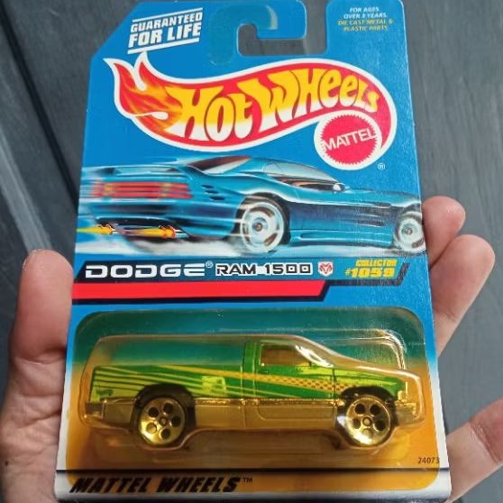 HOT WHEELS DODGE RAM 1500 HIJAU