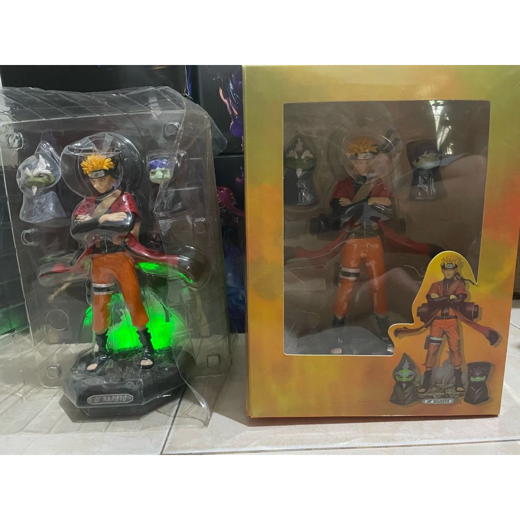 ACTION FIGURE NARUTO SAGE MODE 22CM FIGURE NARUTO SENNIN MODE NEW