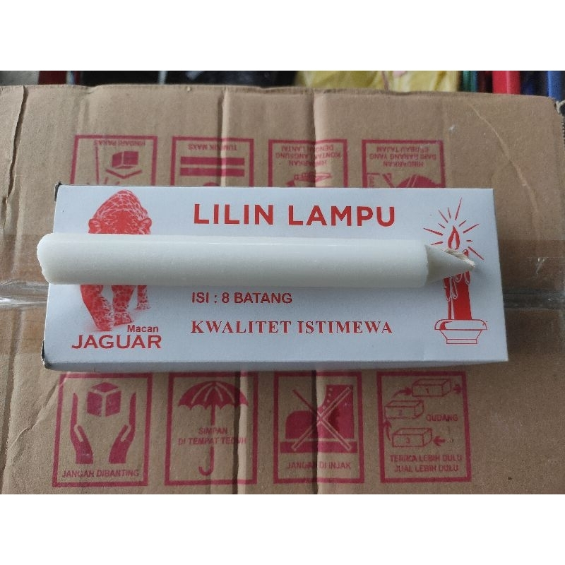 LILIN PUTIH | LILIN LAMPU | LILIN MATI LAMPU | LILIN PUTIH ISI 8PCS | LILIN SUPER JUMBO