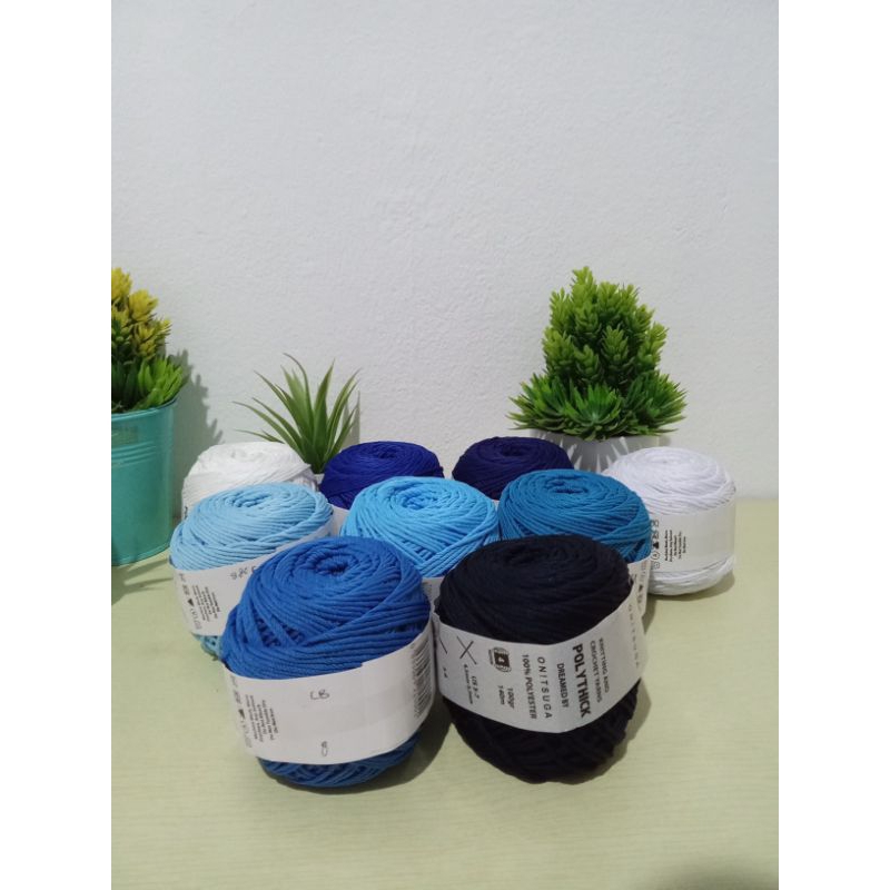 BENANG RAJUT POLYESTER/BENANG RAJUT POLOS/BENANG RAJUT POLYCHERRY POLYTHICK/BENANG RAJUT POLYTHICK/B