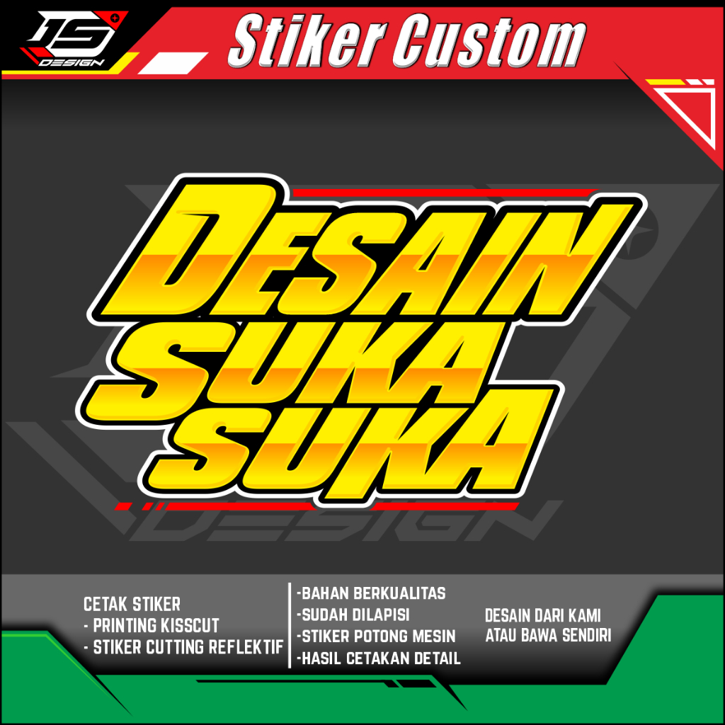 STIKER STICKER CUSTOM NAMA KOMUNITAS NAMA BENGKEL STIKER RACING STIKER KOMUNITAS