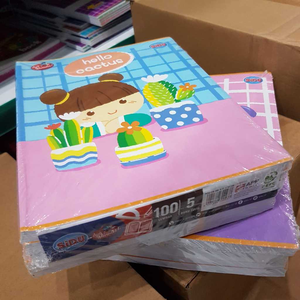 

(Ecer = 1 Pcs) Buku Tulis Sidu / Sinar Dunia 100 Lembar | Alhazen_bs
