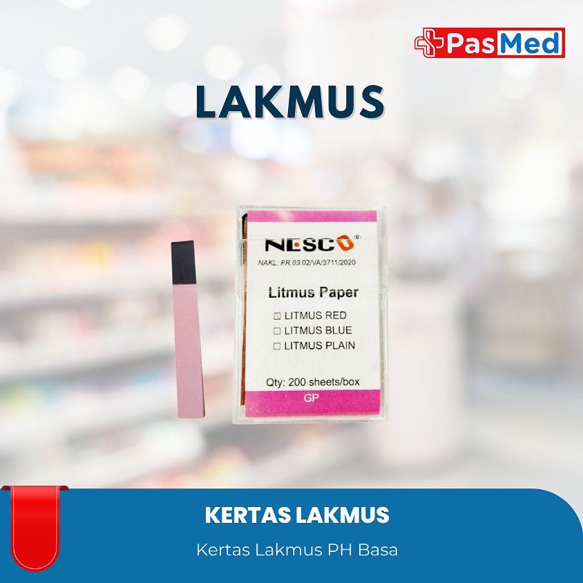 Kertas Lakmus Litmus / Lakmus Litmus Paper Biru,Merah