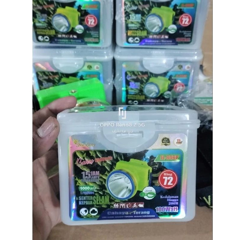 Senter kepala selam Jinlong 100 Watt JL-606