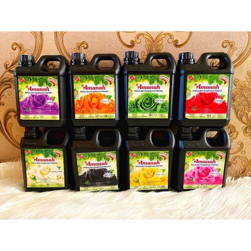 Amanah Super Laundry Parfum Setrika Baju 1 Liter