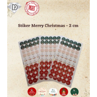 

1 pak = 100pcs Stiker Happy Merry cristmas random, stiker untuk natal motif, Stiker merry critsmast motif random