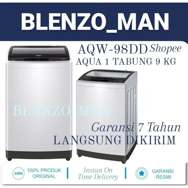 MESIN CUCI AQUA 1 TABUNG 9KG