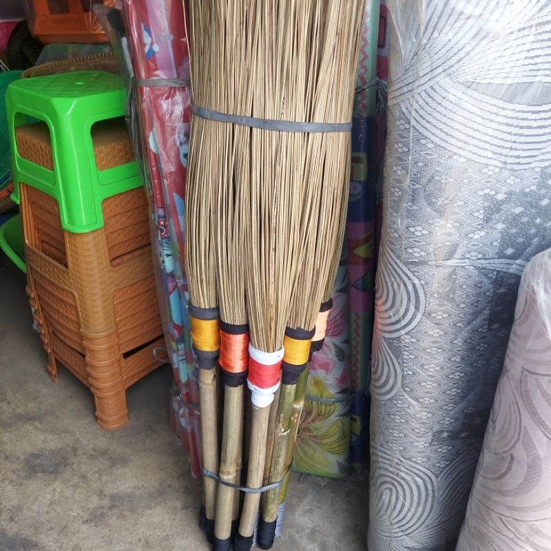 Sapu Lidi Asli Aren Gagang Panjang