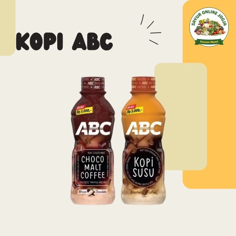 

Kopi ABC botol - PAWON MAMI SAYUR ONLINE JOGJA