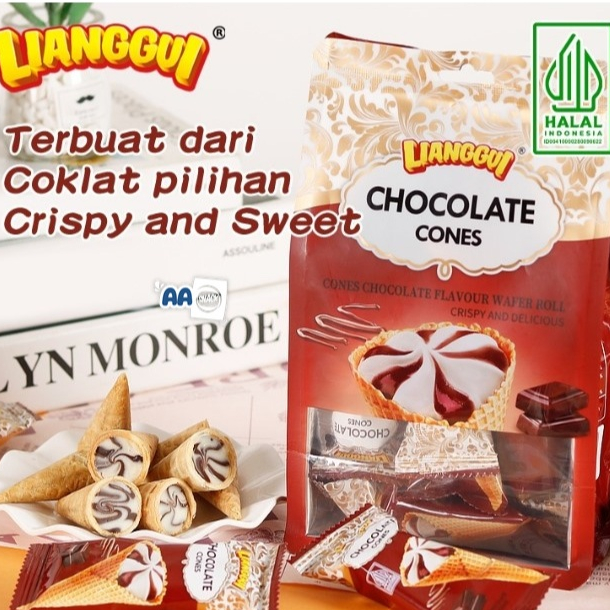 

LIANGGUI MALLOW CONE COKLAT POUCH 108GR