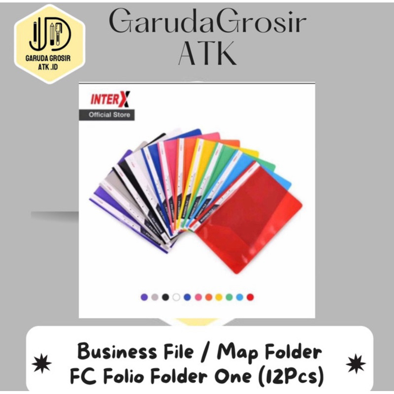 

Business File / Map Folder FC Folio Folder One (12Pcs)