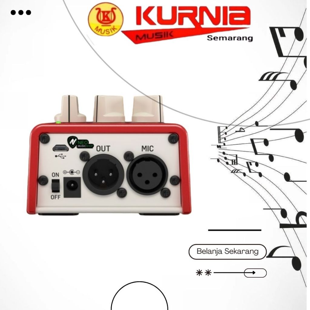 TC Helicon MIC MECHANIC 2 Vocal Effects Stompbox Original