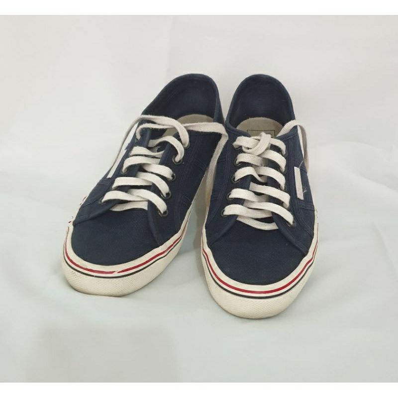 (Preloved) SUPERGA Navy-Red Navy Stripes/Sepatu Wanita Original