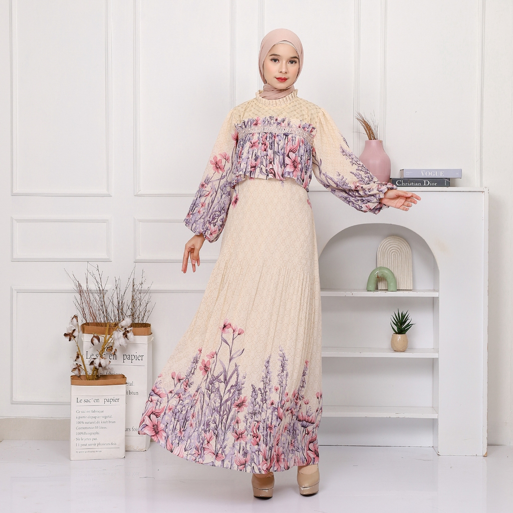 Gamis Maxy Dress Ceruti CRT Oma