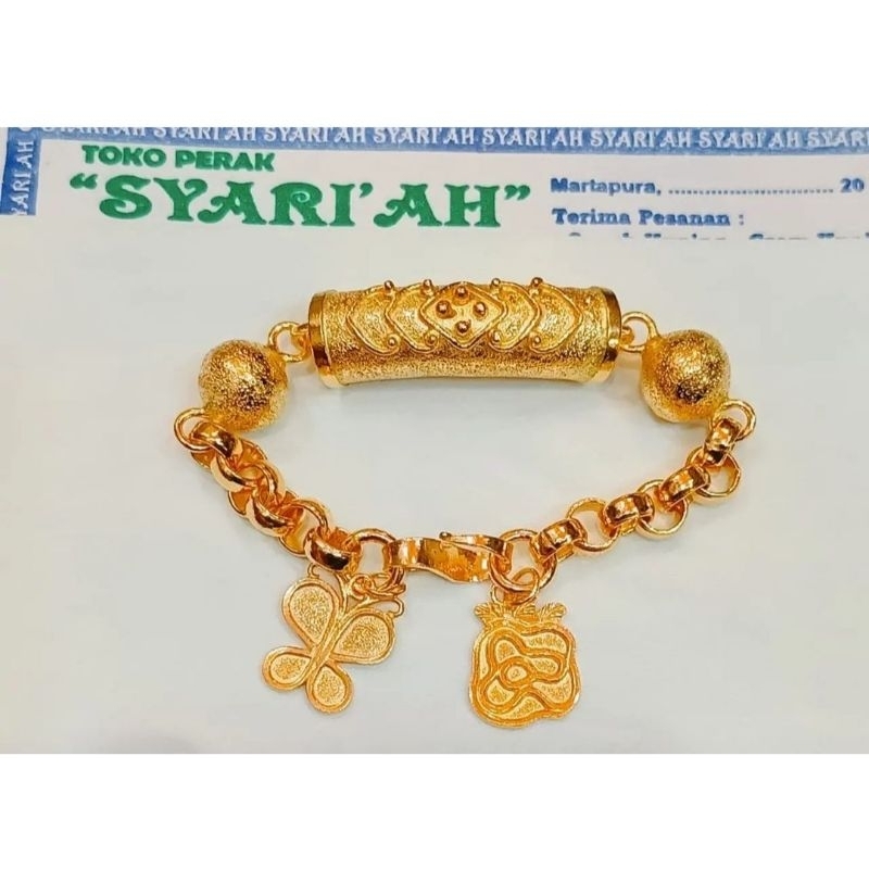 emas lapis 999,,gelang lapis emas bnyk