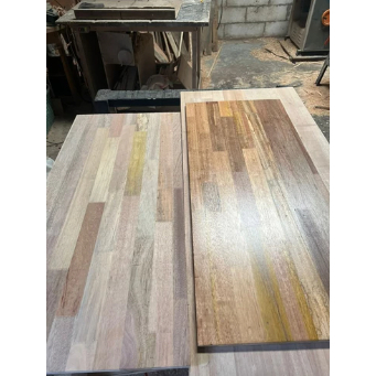 Custom order papan meja kayu / top table solid fjlb meranti 140 x 60 x 1,8 cm