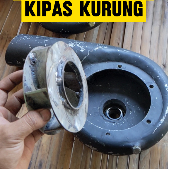 Pompa Keong alkon modifikasi Kipas Kurung Daun 6 Spi, pompa 2.5 dim