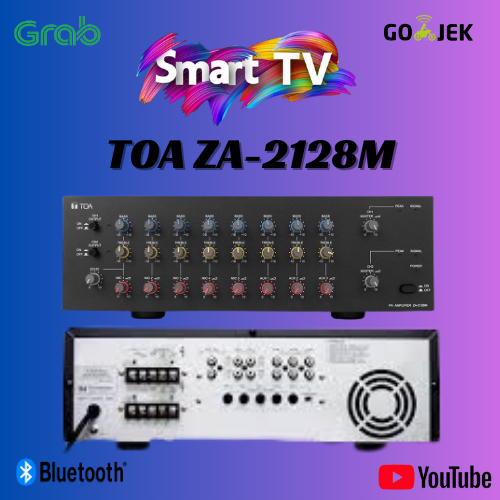 AMPLIFIER TOA ZA-2128M / ZA 2128M /ZA2128M FULL MIXER AMPLIFIER AUDIO GARANSI RESMI TOA