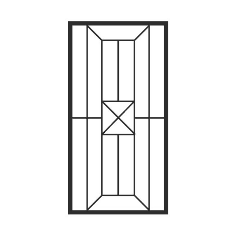 Custom Tralis jendela minimalis ukuran 180x60 cm