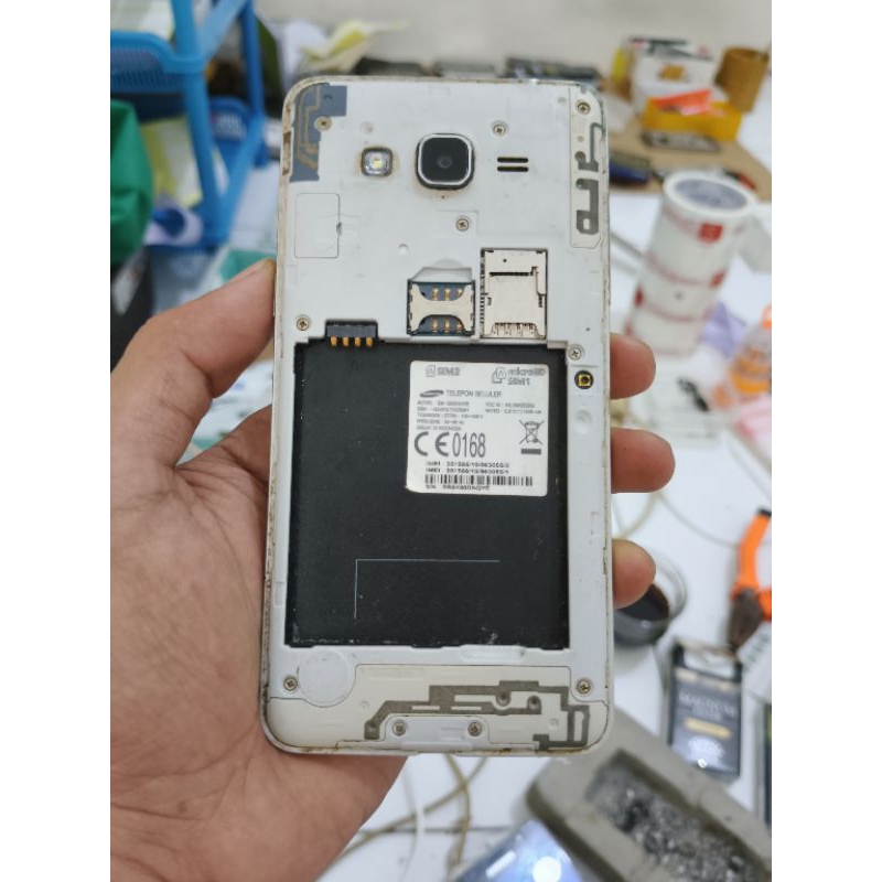 UNIT LCD ORI + MESIN NORMAL SAMSUNG GALAXY J2 PRIME MINUS BACA DIBAWAH