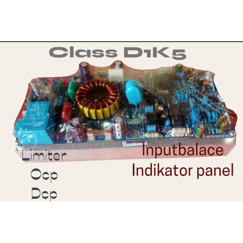 class D D1k5 power amplifier full fiktur