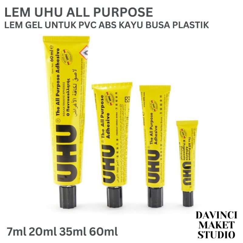 

Lem UHU All Purpose Tube - 7ml 20ml 35ml 60ml Bening Clear Serbaguna