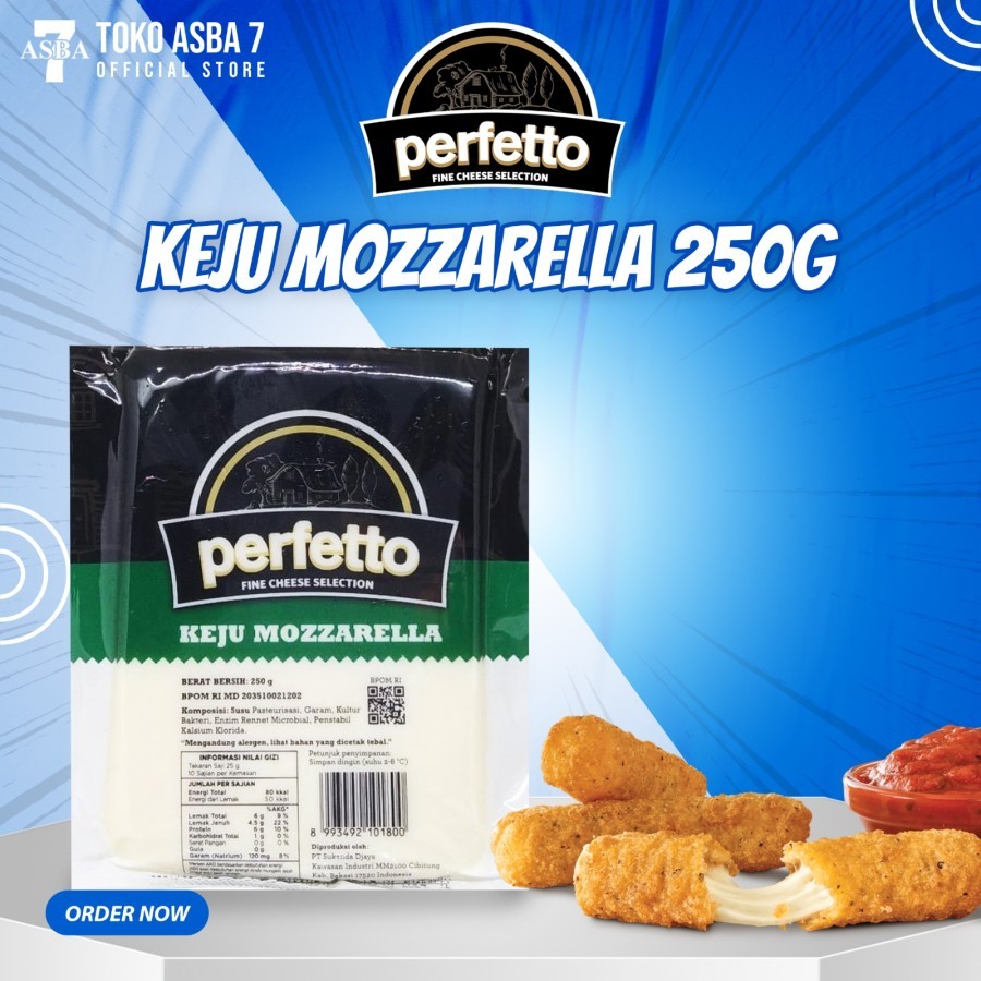 

PERFETTO KEJU MOZARELLA 250GR